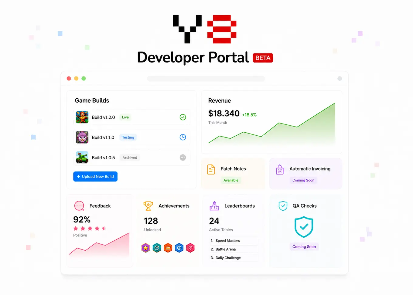 Y8 Developer Portal Launches in Beta