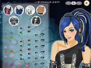 Blue and Purple Highlights Dressup