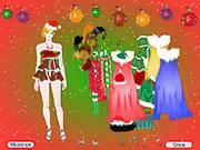 Sweet Girl Christmas Dressup