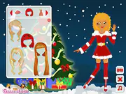 Christmas Lady Dressup