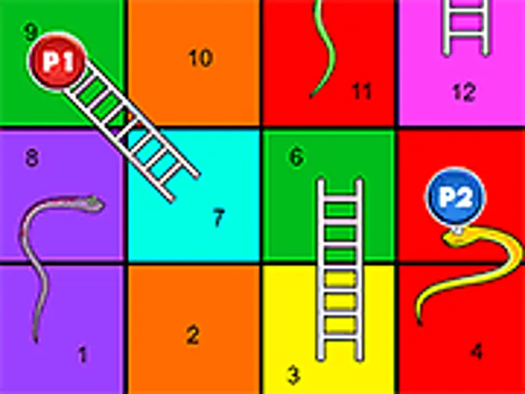 snake and ladder board