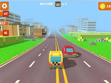 Pixel Road Taxi Depot