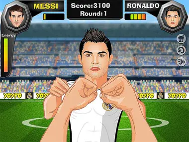 Ronaldo vs Messi Fight