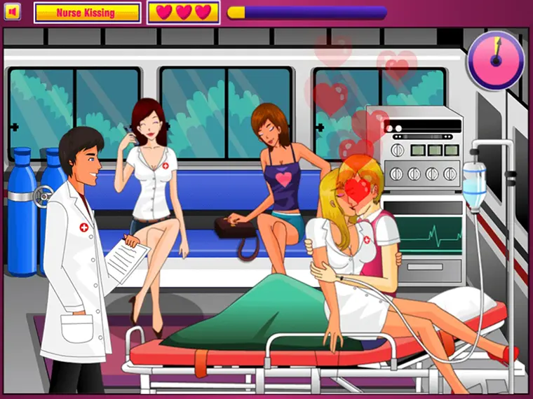 Nurse Kissing