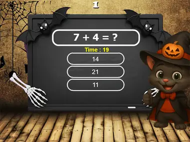 Halloween Tom Math Challenge