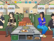 Food Truck Chef Cooking