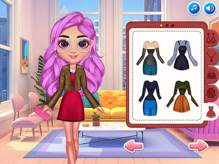 princess polly baby blue dress Winter Dressup games for Girls main image 1