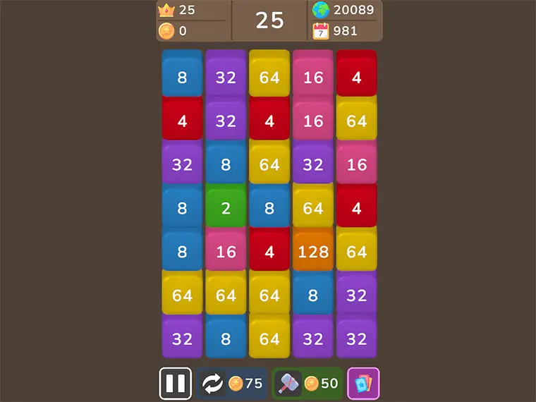 Play Merge and Blast + 2048 Free - Instant Puzzle Game Online