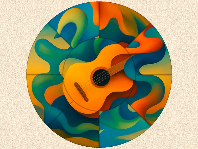 Abstractions: Relaxing Round Puzzle - free online game