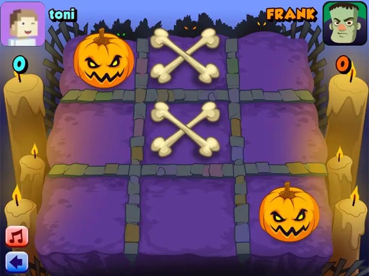 Noughts and Crosses Halloween