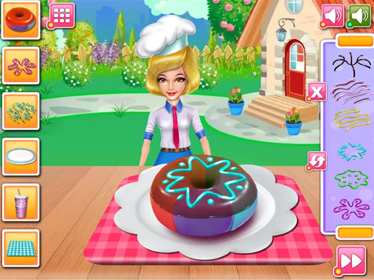 Chef Camilla's Delicious Rainbow Donut