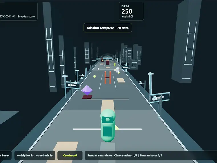 Alien Data Runner - free online game