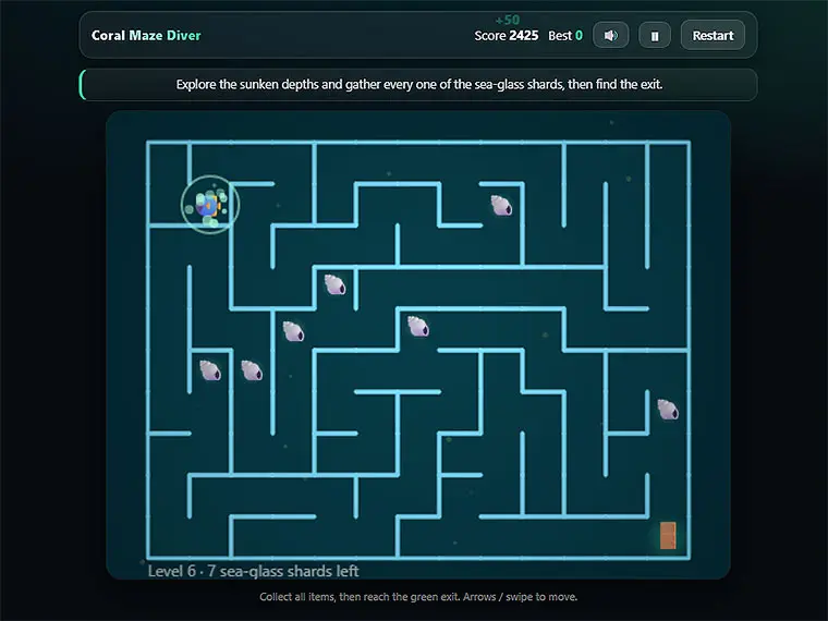 Coral Maze Diver