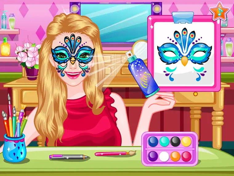 Stars Fun Face Art