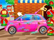Clean My New Pink Car