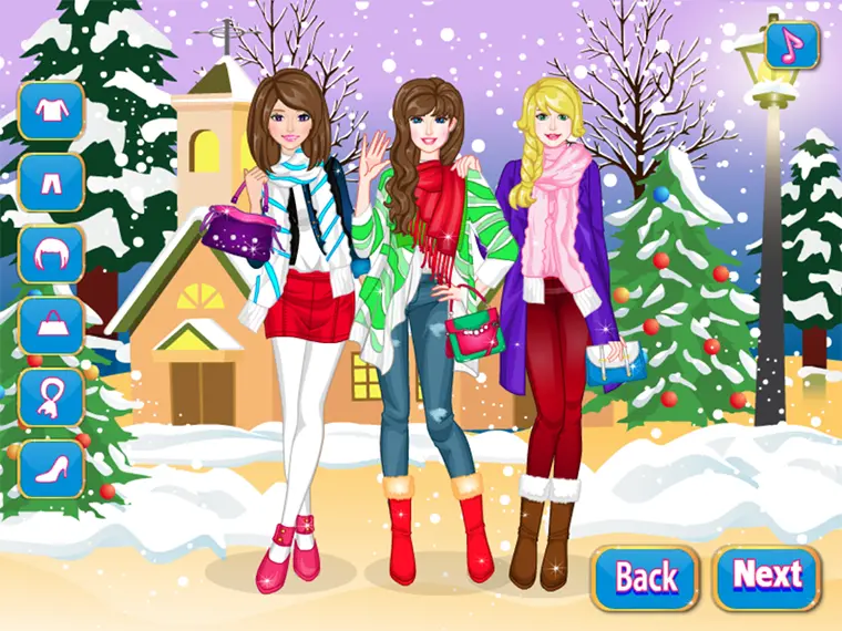 Dress Up Winter Friends