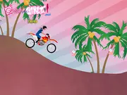 Girl Bike Stunt