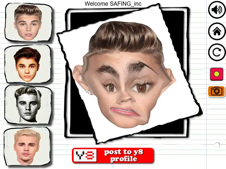 Funny Justin Face