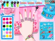 Queen Elsa Nail Designs