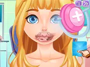 Blonde Sofia: Lips Surgery