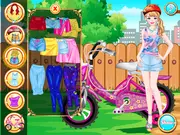 Cute Girl Bicycle Lover
