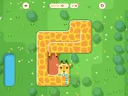 Grazing Giraffe