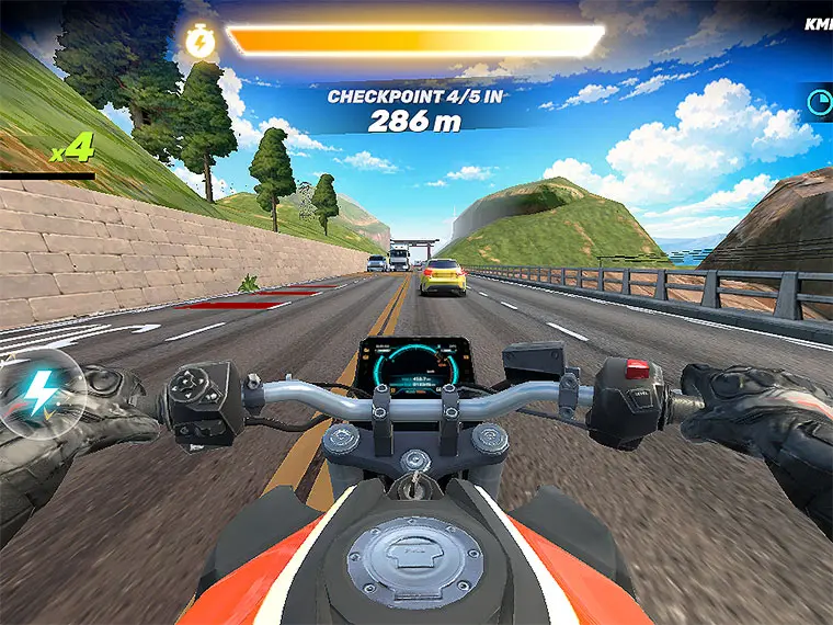 Highway Moto Rush - Play Now on Y8.com