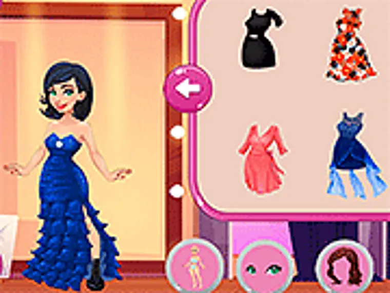 green emerald velvet dress Fashion Games: Dress up Games - Offline Fashion Girls Simulation 3D main image 0