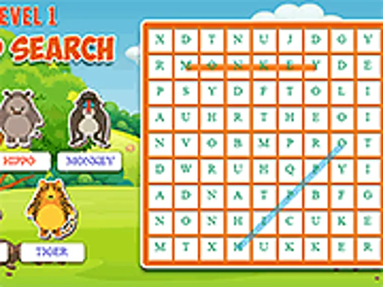 word search challenge