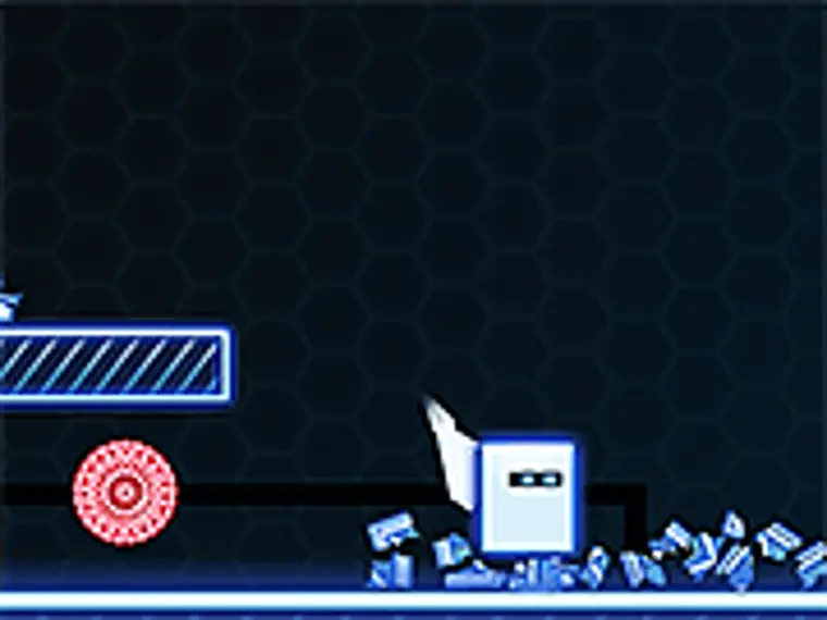 2D Neon Cube