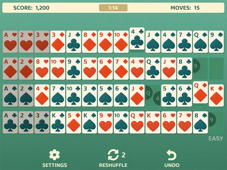 Addiction Solitaire - free online game